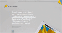 Desktop Screenshot of ackermanndruck.ch